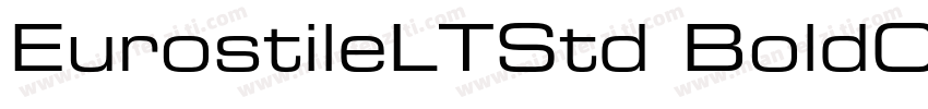 EurostileLTStd BoldO字体转换